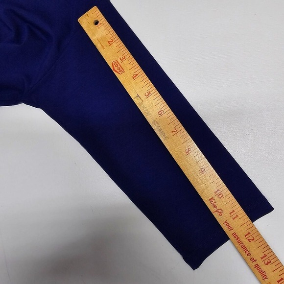 Eileen Fisher Dress Womens Small Petite Blue Dolman Sleeve Shift Knit Minimalist - Picture 10 of 12